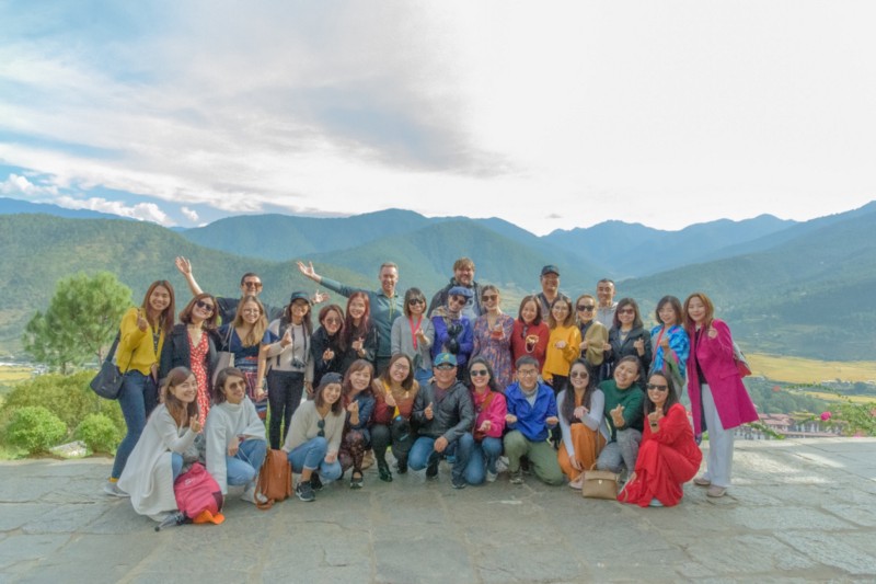 Company trip in Bhutan 