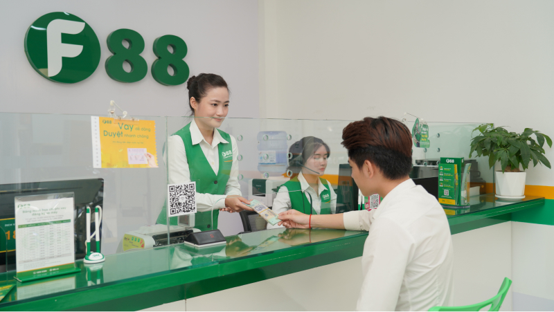 F88 cung cấp dịch vụ tài chính cá nhân, phủ khắp các tỉnh thành của Việt Nam.