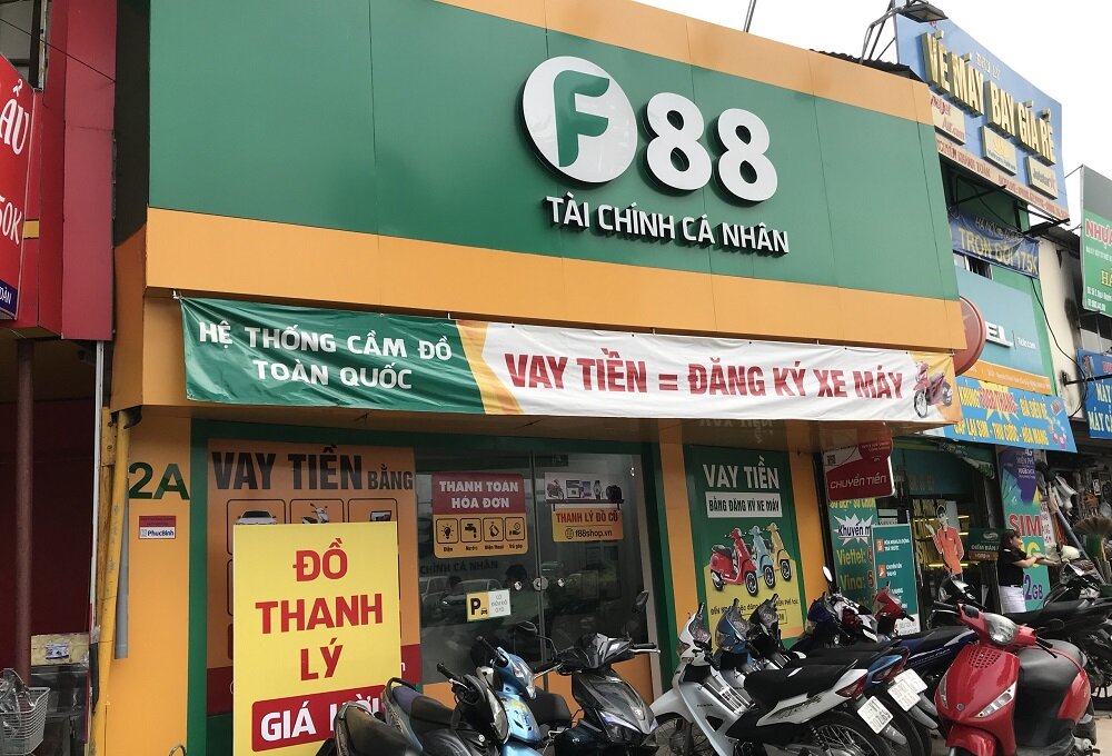 Chuỗi cửa hàng công ty F88 tài chính cá nhân