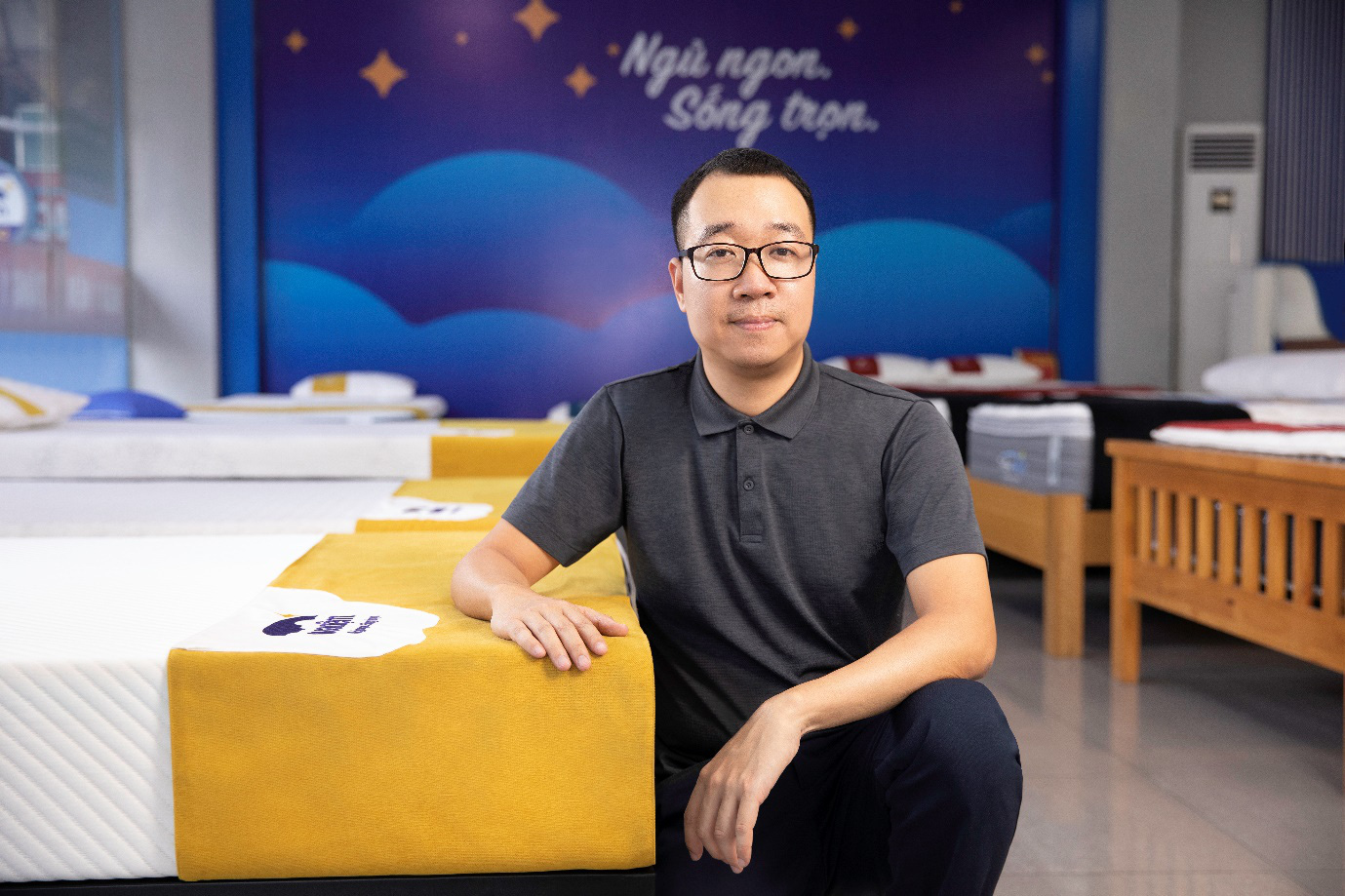 Hoàng Tuấn Anh, đồng sáng lập và CEO công ty cổ phần Vua Nệm