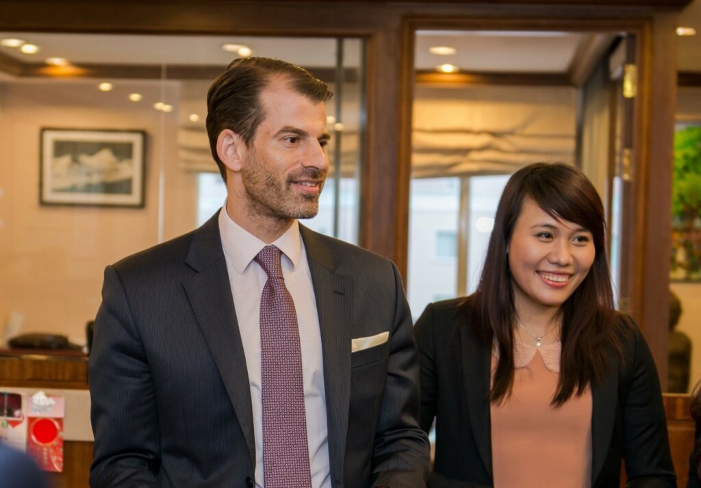 Chris Freund and Minh Giang