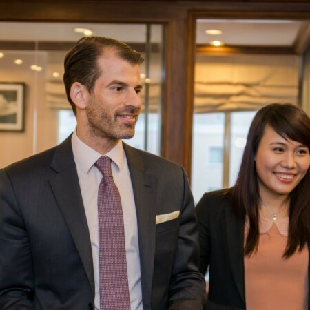 Chris Freund and Minh Giang