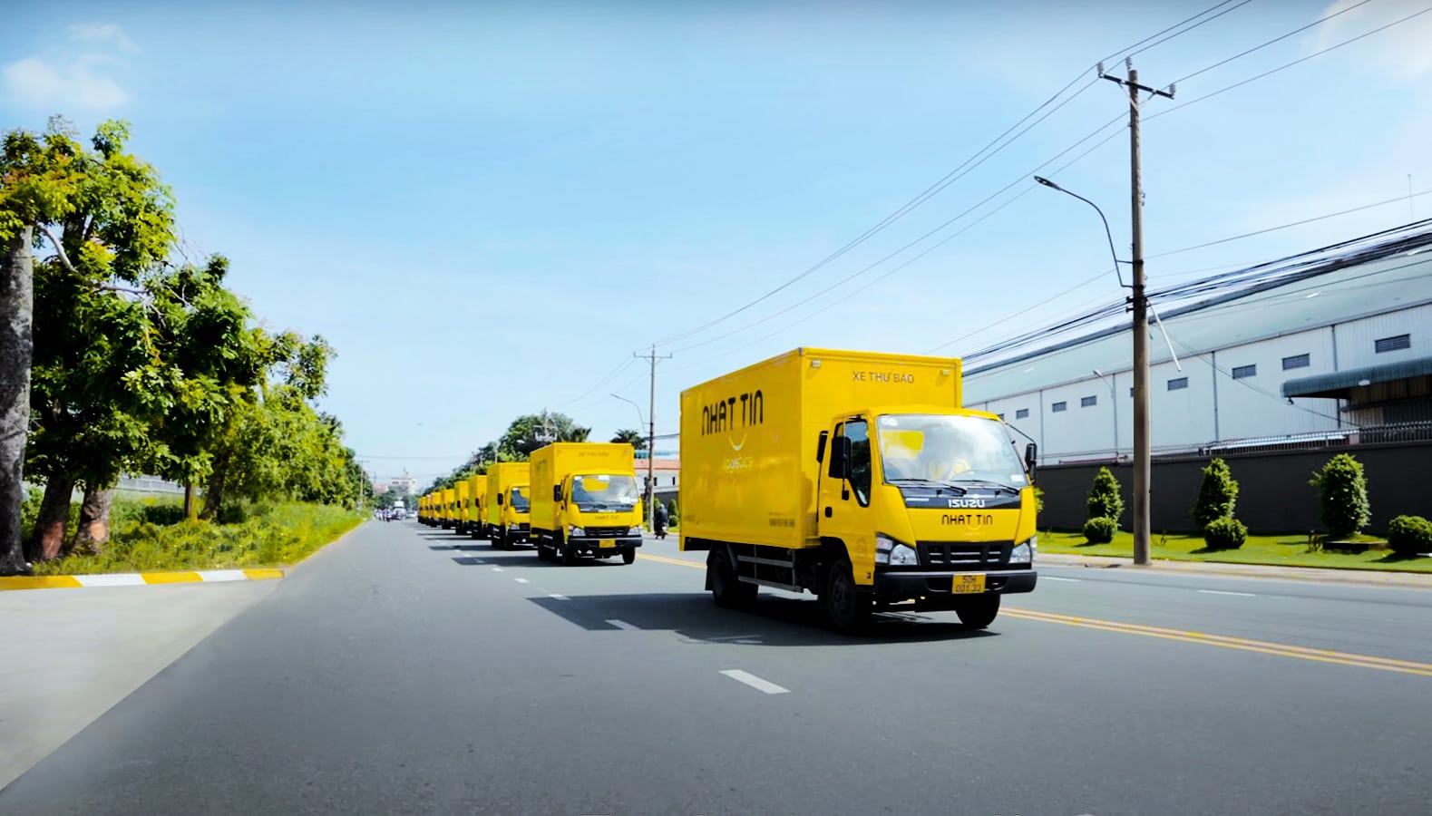 Nhat Tin Logistics trucks