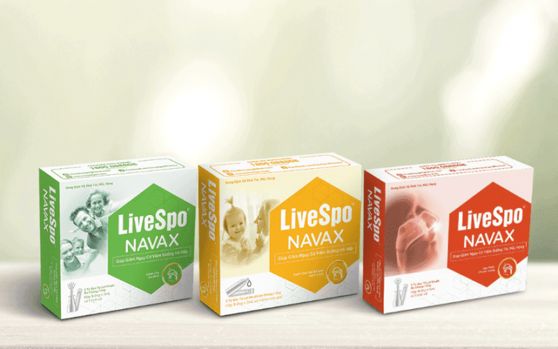 Sản phẩm LiveSpo Navax của công ty Livespo Pharma