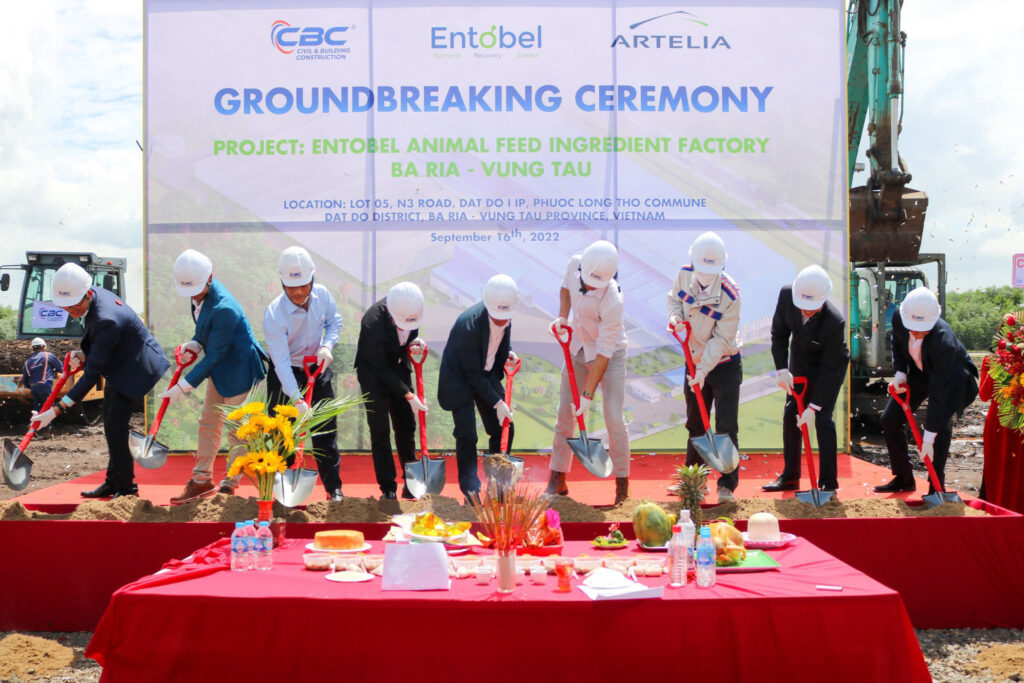 Groundbreaking ceremony of Entobel animal feed ingredient factory Ba Ria - Vung Tau 1